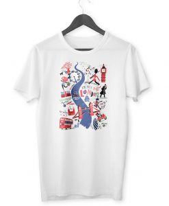 London Map Organic T-Shirt NA