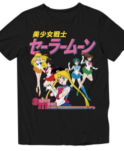 Sailor Moon Scouts Kanji T-Shirt NA