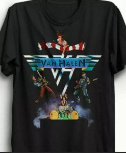 Van Halen II Tour Concert t shirt NA