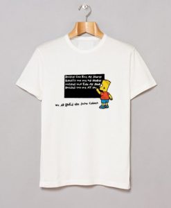 Bart Simpson Racists Can Eat My Shorts T Shirt NA