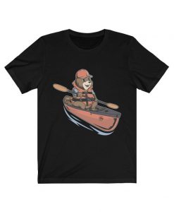 Mikey the Vancouver Island Marmot Canoe T-Shirt NA