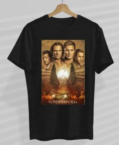 Supernatural Ghost Hunters Sam Dean Castiel TV Series T Shirt NA