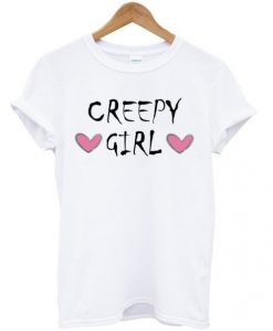 Creepy Girl Hearts T-shirt NACreepy Girl Hearts T-shirt NA