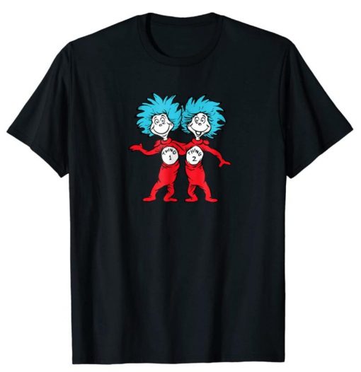 Dr. Seuss Thing 1 Thing 2 Buddies T-shirt NA