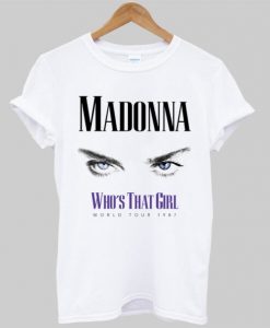 Madonna Who’s That Girl World Tour 1987 T-shirt NA