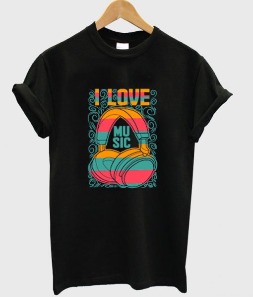 i love music t-shirt NA