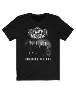 Live The Highwaymen American Outlaws Band 35 Years Ann NAiversary Gift For Fans And Lovers T-Shirt