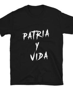 Cuba Patria y Vida t shirt NA