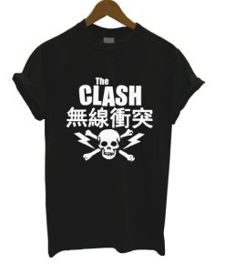 The Clash Japanese Skull New T Shirt NA