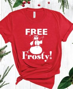 Free Frosty Christmas tshirt NA