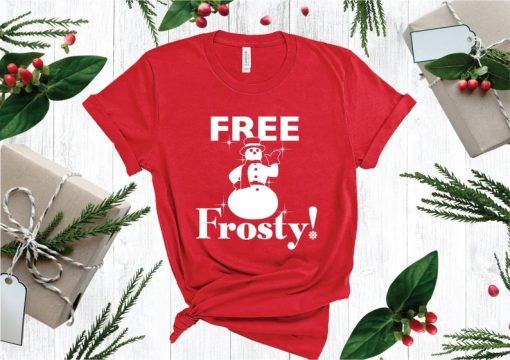 Free Frosty Christmas tshirt NA