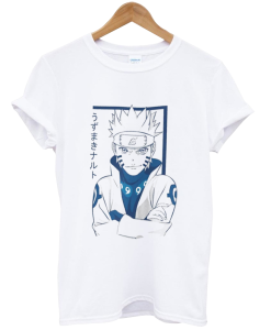 Blue Naruto portrait tshirt NA