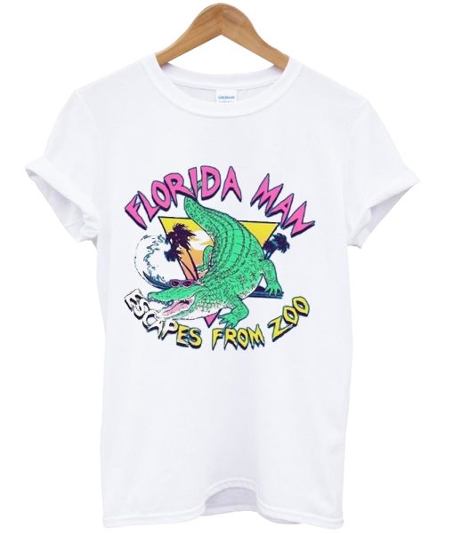Florida Man Escapes From Zoo tshirt NA