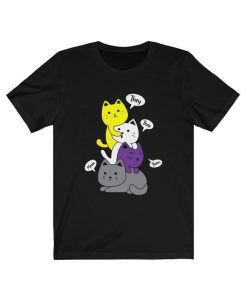 Enby Pride Kittens Shirt NA