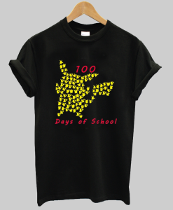 Pokemon Pikachu 100 day of school shirt NA