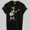 Cat playing guitar shirt NA