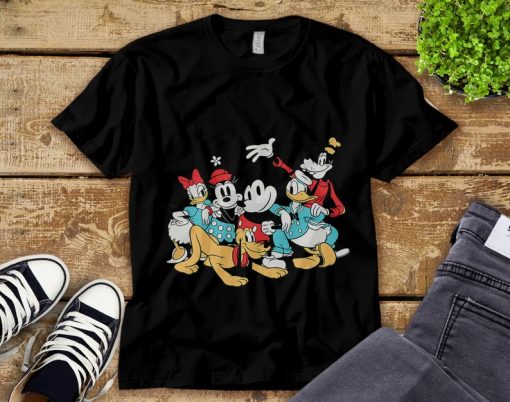 Disney Mickey Mouse and Friends Group Characters T-shirt NA