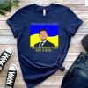 President Zelensky I Need Ammunition Not A Ride Ukraine Flag Shirt NA