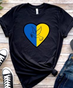 Stop War Peace Dove Pray For Ukraine Shirt NA