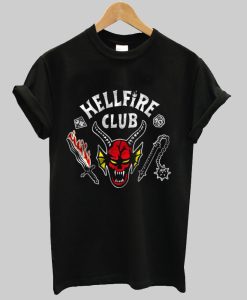 Stranger Things 4 Hellfire Club t shirt NA