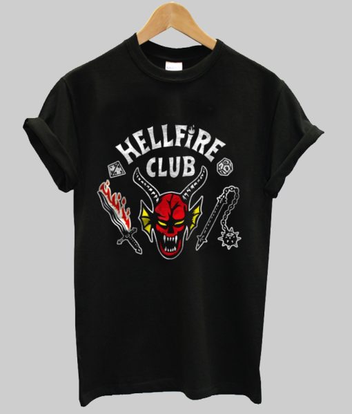 Stranger Things 4 Hellfire Club t shirt NA