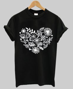 Flower heart tshirt NA