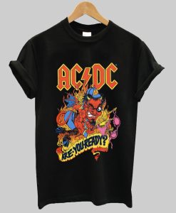 ACDC Are You Ready Rock Heavy Metal T-Shirt NA