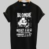 Blondie T Shirt NA