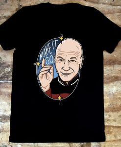 Patrick Stewart Make it So T-Shirt NA