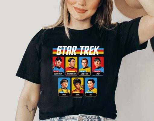 Star Trek Series Retro Full Color tshirt NA