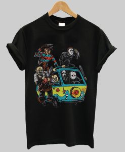 Horror Movie Mystery Van Halloween T-Shirt NA