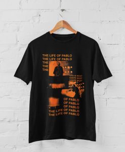 The Life Of Pablo Inspired Album Cover Style T-Shirt back NA