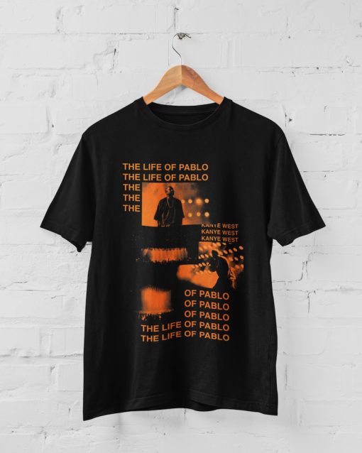 The Life Of Pablo Inspired Album Cover Style T-Shirt back NA