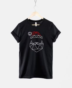 Geometric Santa Father Christmas T-Shirt NA