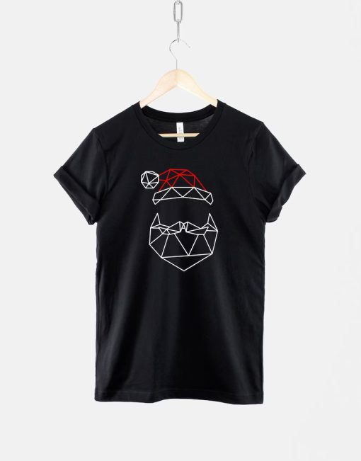 Geometric Santa Father Christmas T-Shirt NA