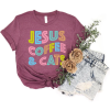 Jesus Coffee and Cats Shirts NA