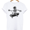Skeleton Skateboarding tshirt NA