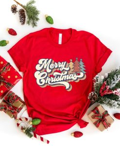Vintage Merry Christmas Shirt NA