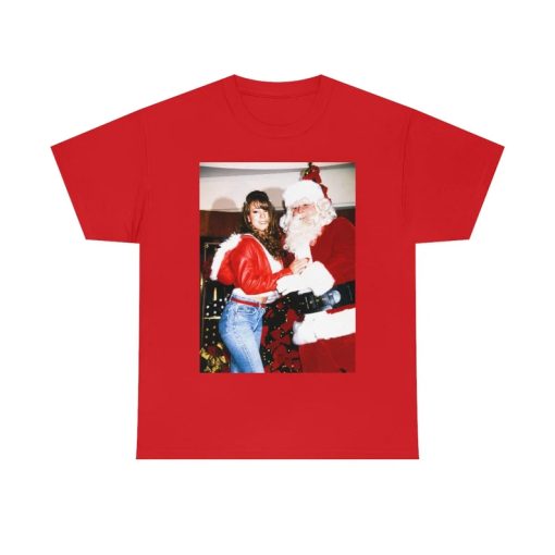 Mariah Carey & Santa Claus Unisex Tshirt NA