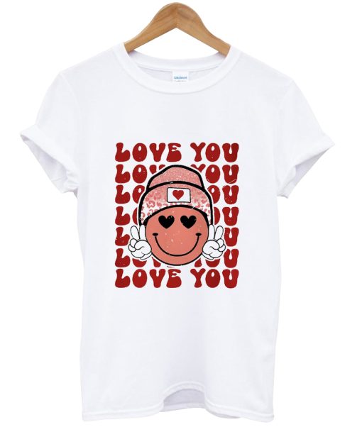 Love You Smileyy Face tshirt NA