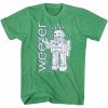 Weezer Robot Kelly Heather T-Shirt NA