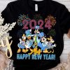 Mickey & Friends Happy New Year 2024 Shirt NA