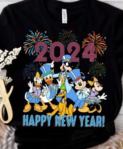 Mickey & Friends Happy New Year 2024 Shirt NA