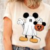Mickey Ghost Pumpkin T-Shirt NA