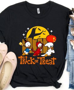 Trio Duck Halloween Pumpkin T-shirt NA