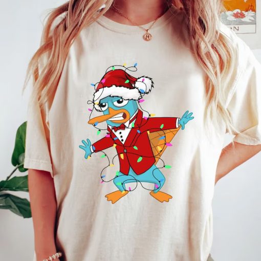 Perry the Platypus Christmas Lights T-shirt NA