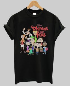 Phineas And Ferb Funny Cartoon T-shirt NA