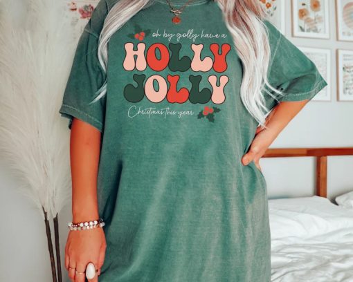 Holly Jolly Funny Christmas shirt NA