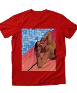 Rihanna by the pool T-shirt NA