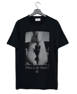 Where Is My Pussy Boom Bap Black Cat T-Shirt NA